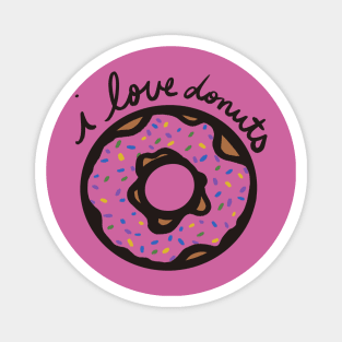 I Love donuts Magnet